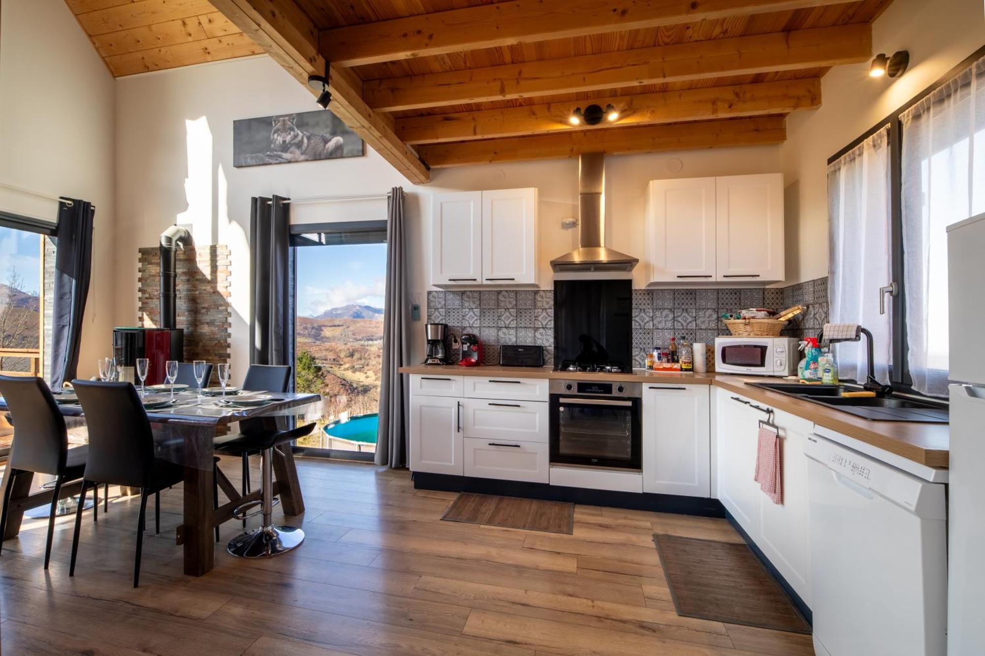 Chalet Dans Les Hautes- Pyrenees Entre Lourdes Et Bagneres Calme Et Vue Magnifique Arrodets-ez-Angles Exterior photo